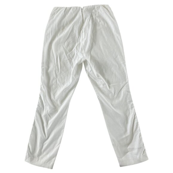 Rag & Bone The Classic Simone Pants White‎ Black Side Stripe Zip Pockets 6 $325 - Picture 14 of 14